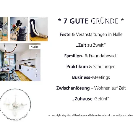 Hansestadt Halle Apartament *
